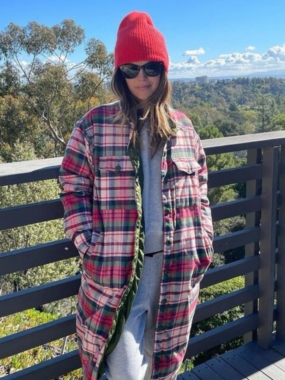 The Great + Eddie Bauer The Plaid Coat - Ivy